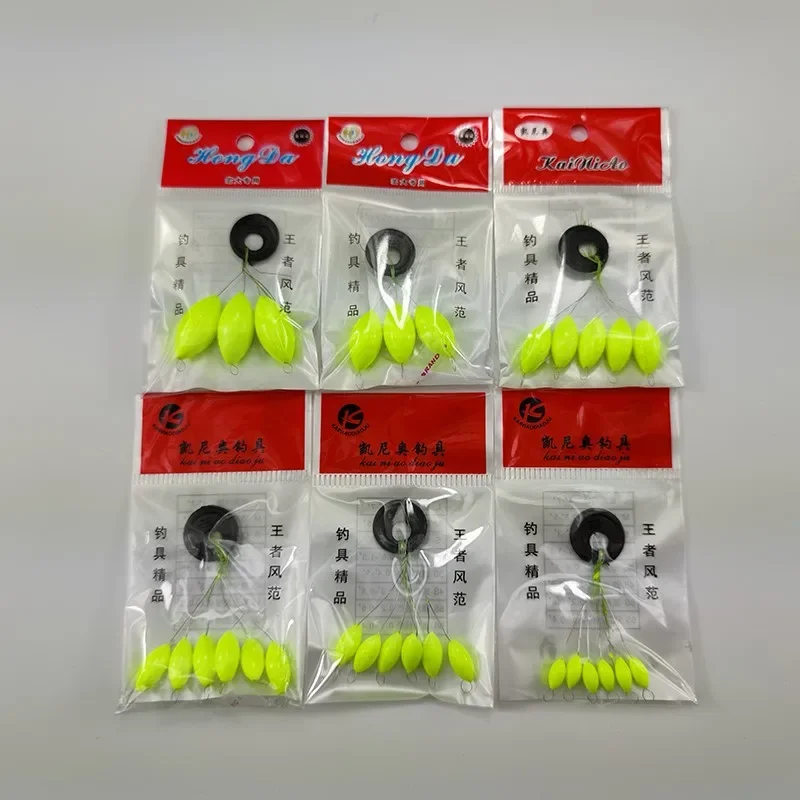 5 paquetes/lote flotador de Pesca de siete estrellas 8mm-22mm 6 tamaños flotador de Pesca de carpa accesorios de aparejos de Pesca boyas de Pesca B682 - imagen 2