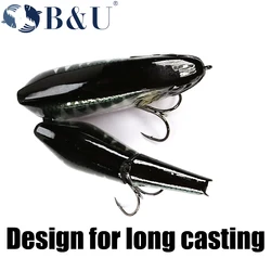 BU 190F Glide Swimbaits flotantes triple articulación para lucio