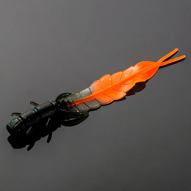 Señuelo de trucha suave de 5 piezas, cebo de silicona Wobbler Swimbait, cebos de gusano Artificial de 75mm y 1,3g, leurre souple Artificial - imagen 5