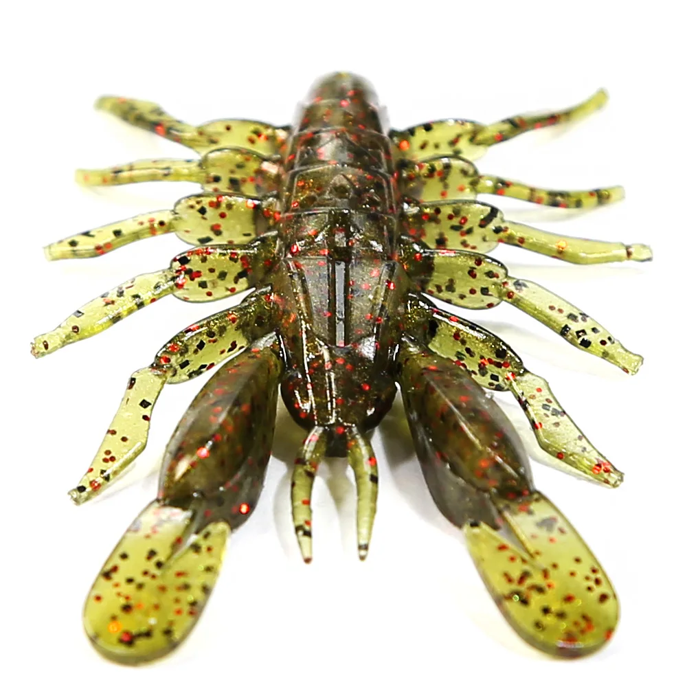 Un modelo detallado realista de un escorpión con colores vibrantes y detalles intrincados