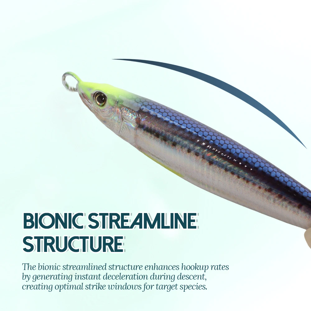 TOLU-señuelo de plantilla de Metal de hundimiento rápido, impreso en 3D, 20g-130g con carrete, señuelo de pesca de fundición de tierra de agua salada, plantilla de Metal Vertical, novedad de 2024 - imagen 4