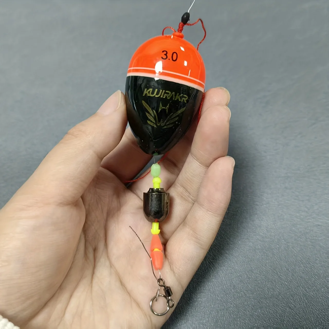 1 Juego de flotadores de pesca Apo, Kit de boyas de mar, flotadores de roca de fundición larga, aparejos profesionales, accesorios para pesca en alta mar - imagen 5