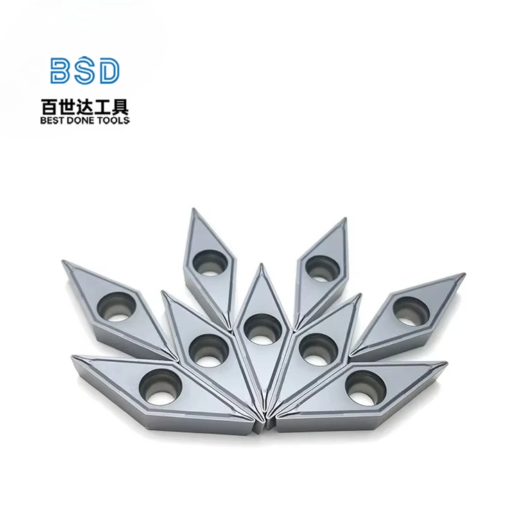 VBMT160404-F2 Insertos de torno CNC de grado PMK, herramientas de corte de torneado de carburo sólido: directo del fabricante - imagen 2
