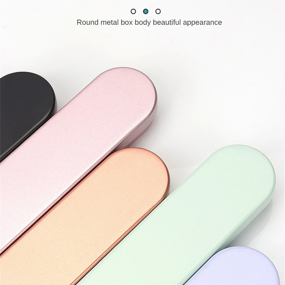 Caja de almacenamiento de pinzas para Injerto de pestañas, herramienta de almacenamiento de pinzas de hojalata Rectangular, esponja de doble capa, Multicolor, nuevo - imagen 3