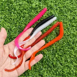 MUKUN 5 uds cebo Wobblers de pesca océano pesca en roca señuelo suave cebo suave de goma 14cm/6G cebos artificiales de gusano suave lubina