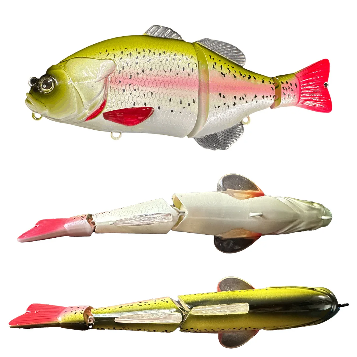 TSUYOKI Swimbait 2024 cebo articulado 160mm 70g aparejos de cazador para Lucio malchoso perca GlideBait Balam señuelo Jackall Gantarel Swimbaits - imagen 4