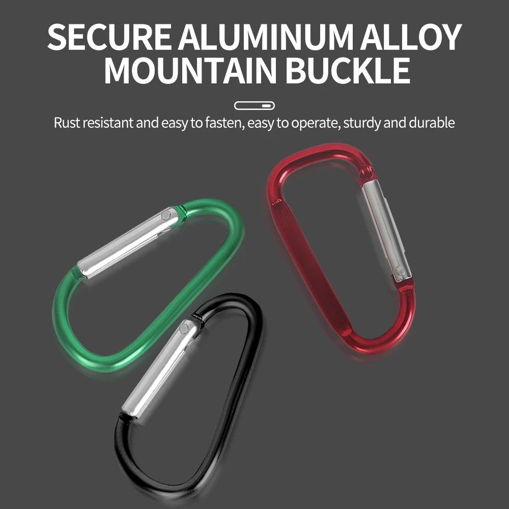 3 uds cuerda antideslizante de pesca 22cm hebilla retráctil pesca al aire libre Camping ciclismo cuerda retráctil herramientas de pesca aparejos - imagen 3