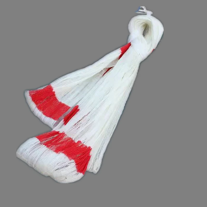 Finefish-tela de red fundida de línea de Color PE tejida hecha a mano sin plomo, redes de pesca para lanzar a mano, red para atrapar peces, alta resistencia - imagen 4