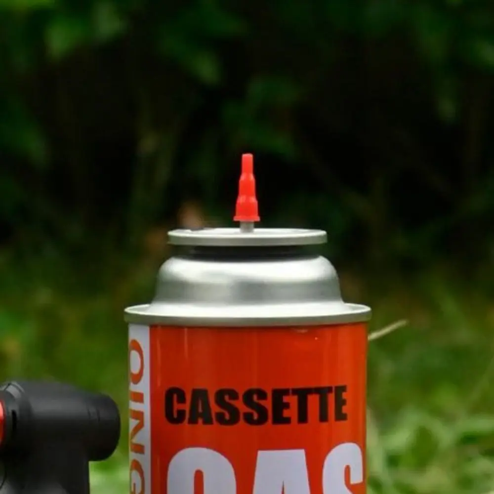 Adaptador de boquilla Universal de alta calidad, casete de conversión de plástico rojo, adaptador de cabezal de recarga de Gas reutilizable, 10 Uds.