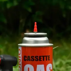 Adaptador recarga gas universal con boquilla para cartucho