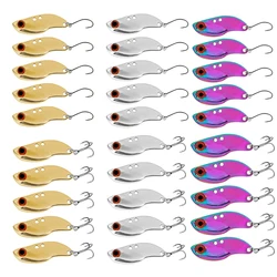 Señuelos de Pesca VIB de Metal, 2,5g, 3,5g, 5g, Mini cebo duro Artificial que se hunde, plantilla para trucha, lentejuelas, trémbling, Wobbler, aparejos de Pesca