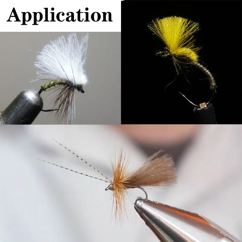 Plumas CDC para atar moscas secas de lubina y trucha - imagen 3