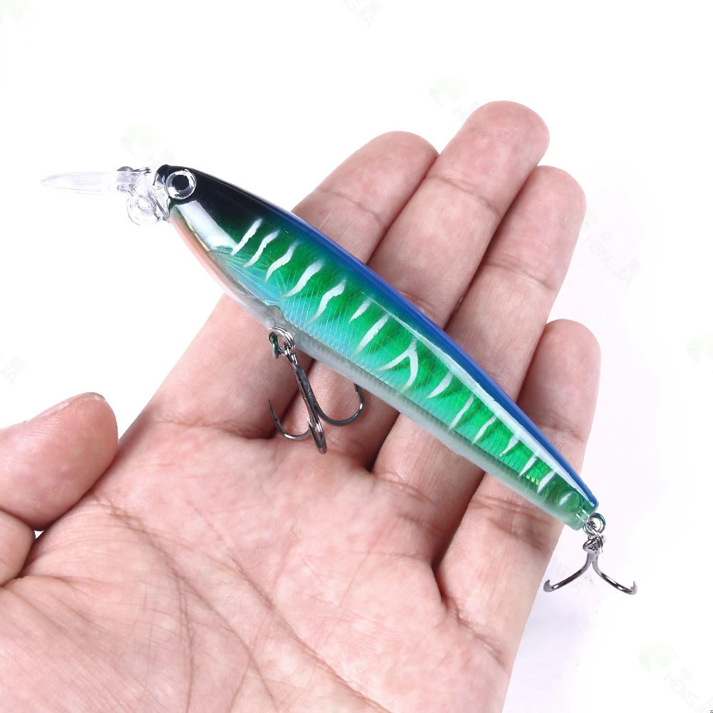KNCONAN 11,5 CM 16,5G Minnow señuelo de Pesca Wobblers Isca cebo duro Artificial carpa Señuelos de Pesca de lubina aparejos de Pesca - imagen 3