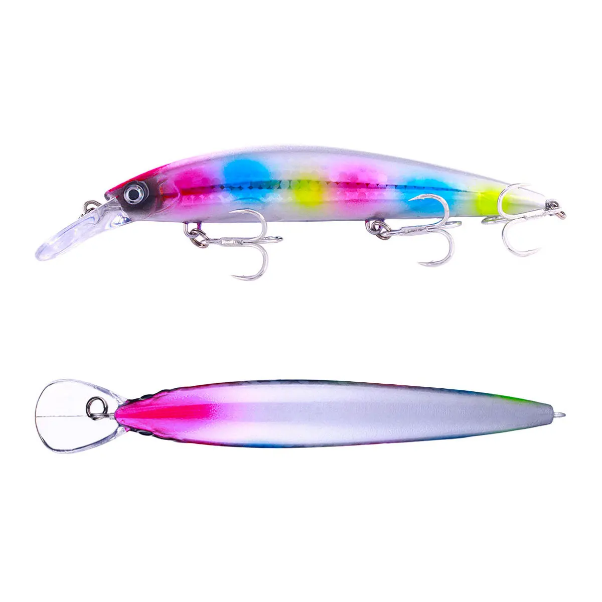 Señuelo de pesca MINNOW de 36G/13CM, nuevo lanzamiento Global, señuelo que se hunde para aparejos de cebo duro de fundición larga para pesca con mosca, 1 ud. - imagen 3