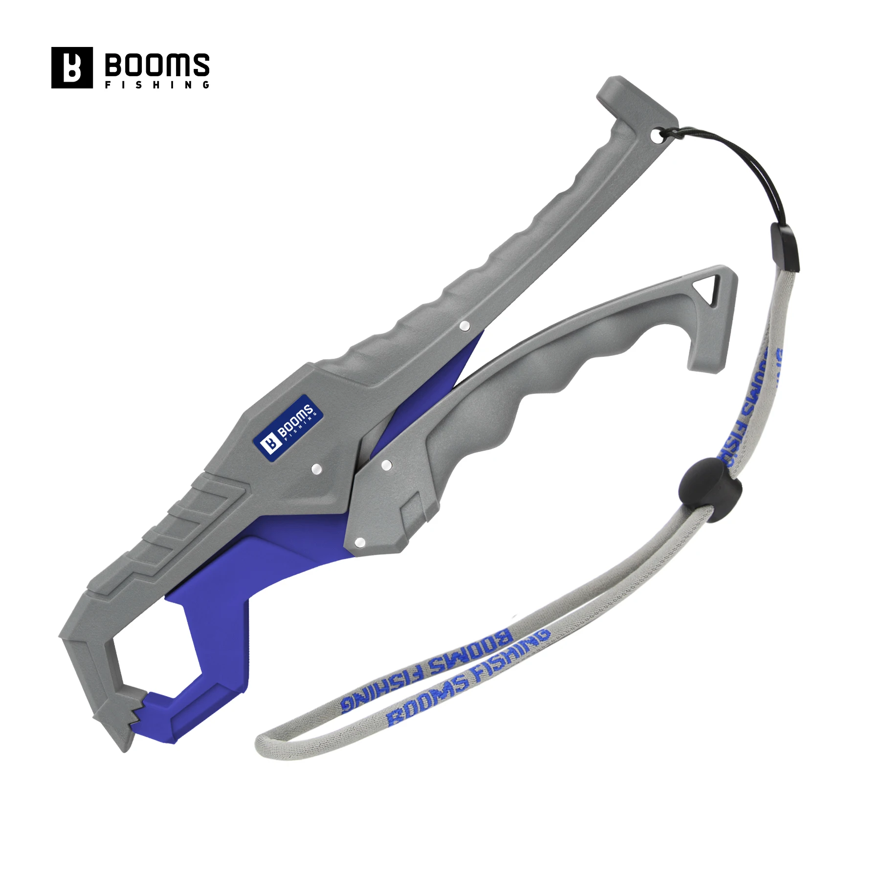 Booms Fishing G05 ABS 9,4 pulgadas pinza de pescado con cordón antioxidante anticorrosión para herramientas de pesca con agarre de pescado