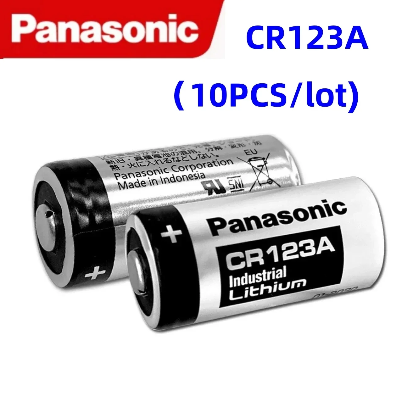 Pila CR123A litio Panasonic 3V compatible cámara Arlo - imagen 5
