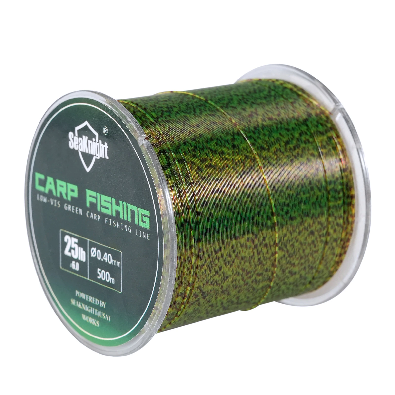 Línea de pesca de nailon SeaKnight marca CARP Spot 500M antidesgaste suave y fuerte para pesca de carpa 10-25LB INVISIBLE bajo el agua - imagen 2