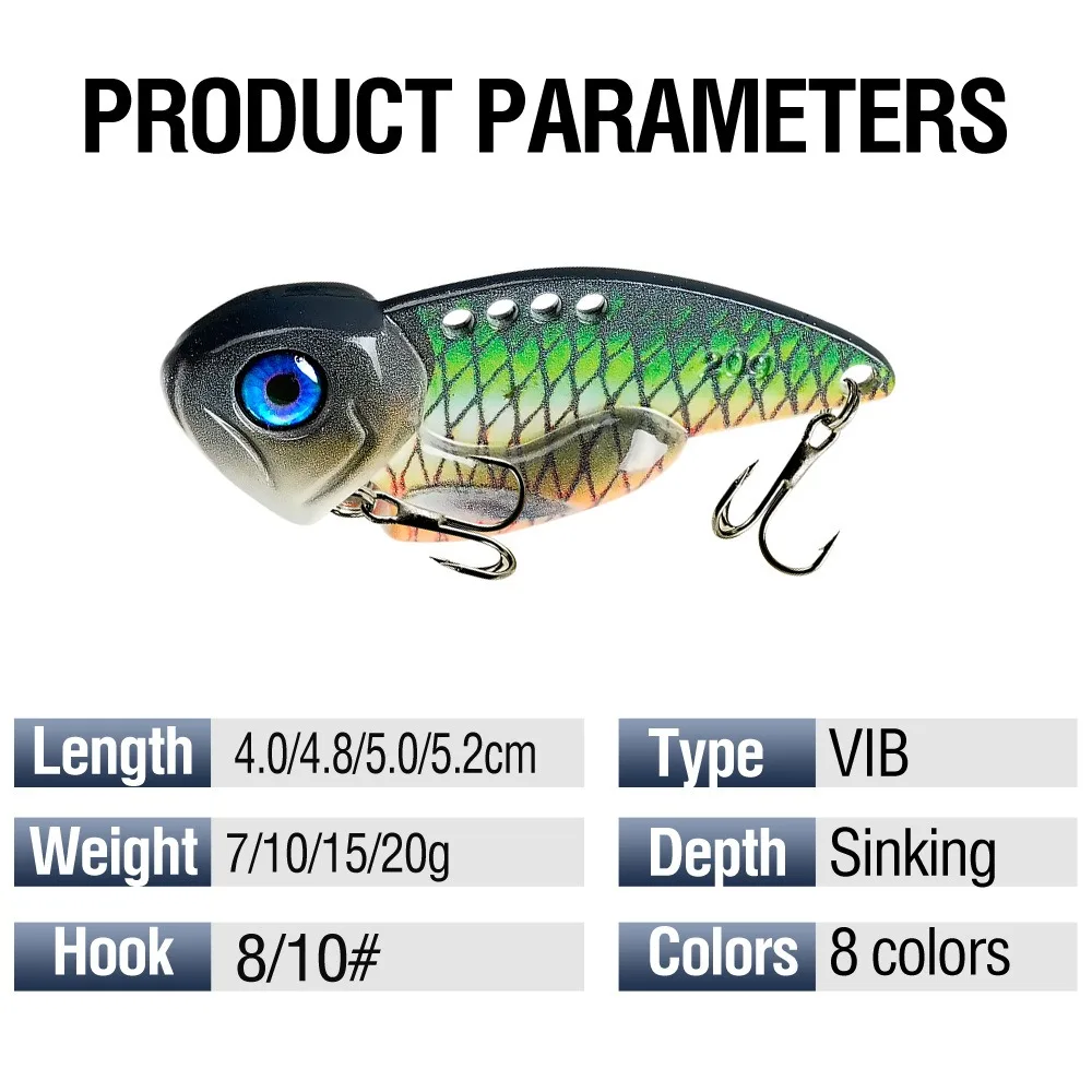 Señuelos VIB metálicos para pesca – Cucharas, crankbaits y swimbaits - imagen 3