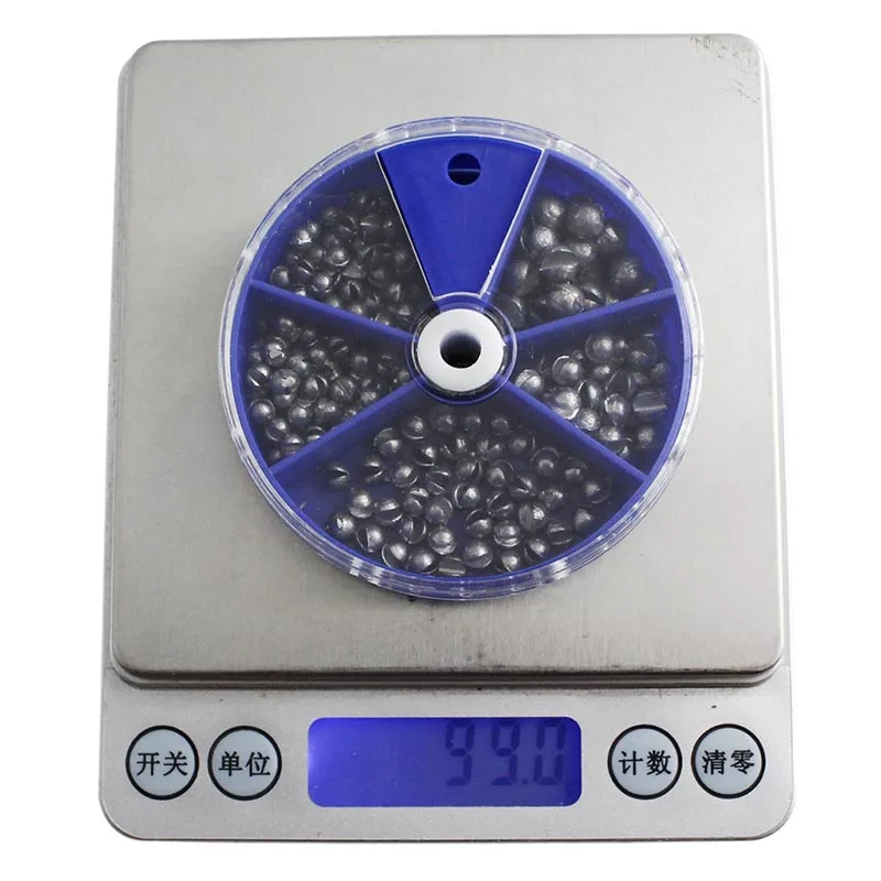 Juego de plomos de pesca de 0,2-0,8g, aparejos de pesca con caja, plomo para morder - imagen 3