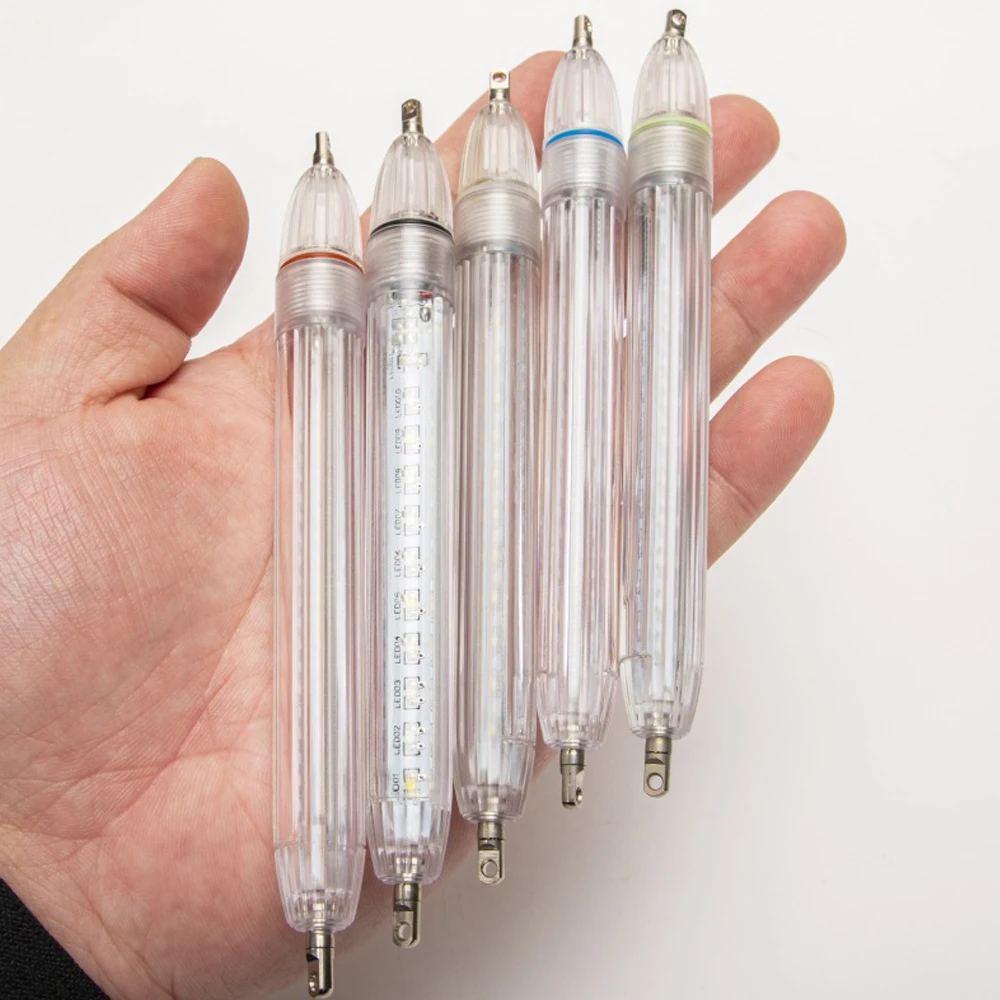 1 LED meteor light energy-saving water lure fish light sea fishing night fishing light with battery - imagen 5