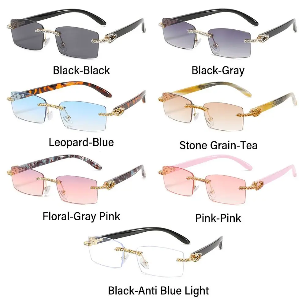 Gafas de sol punk rectangulares con gradiente retro UV400 - imagen 5