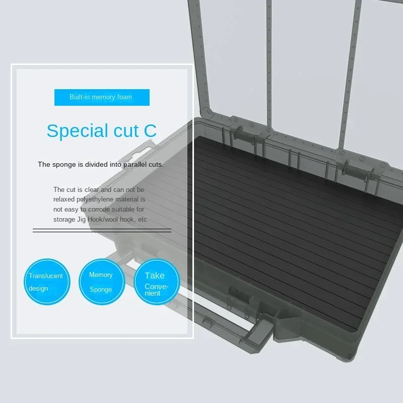 Original igual que MEIHO accesorios de pesca anzuelo de pesca impermeable caja de aparejos de pesca señuelo caja de almacenamiento de cebo caja de plástico - imagen 4