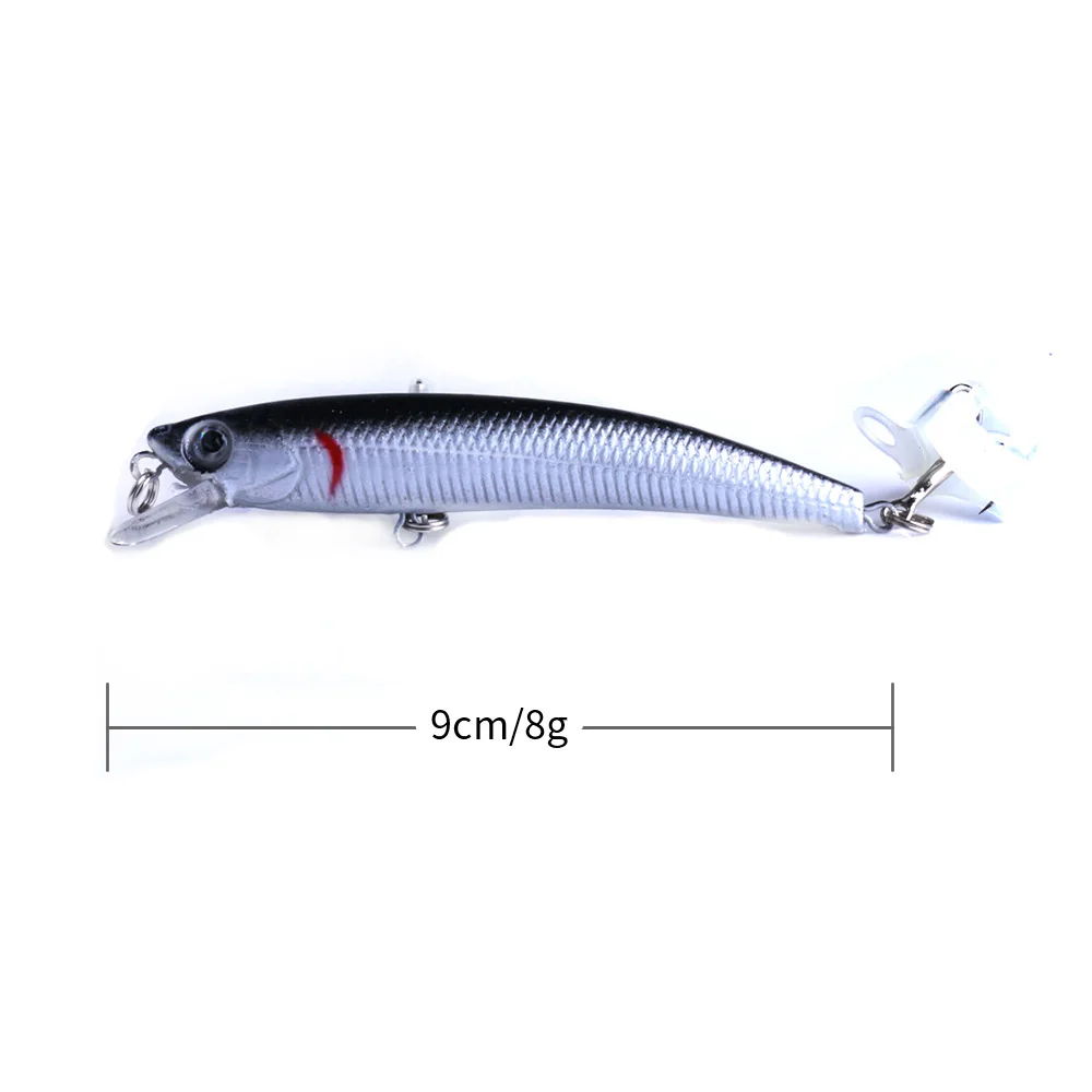 Jerkbaits de pesca profunda con anzuelos triples para lubina y lucio - imagen 2