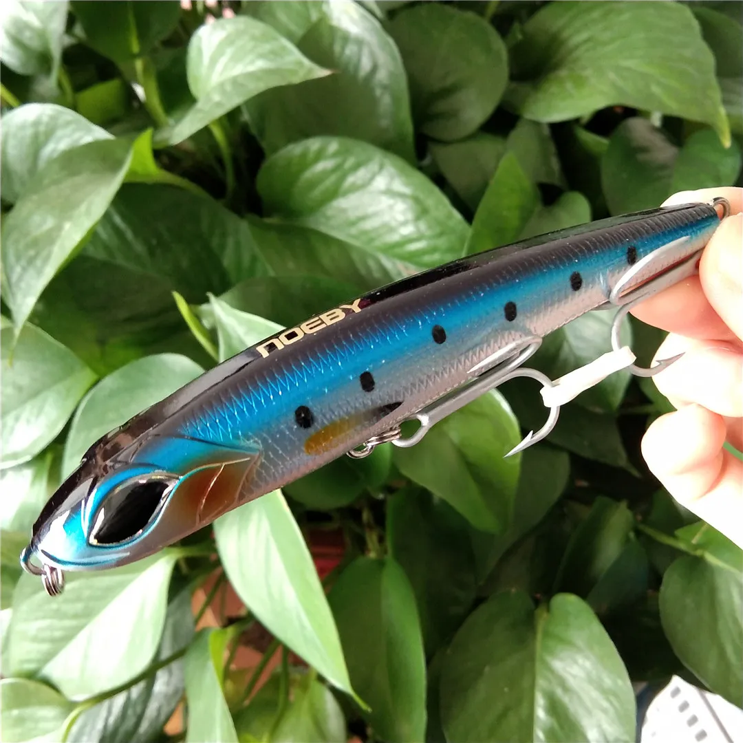 Noeby-señuelo de pesca de lápiz, cebo duro Artificial para pesca de mar GT Tuna, hundimiento, 3 piezas, 115mm, 54g, nuevo - imagen 4