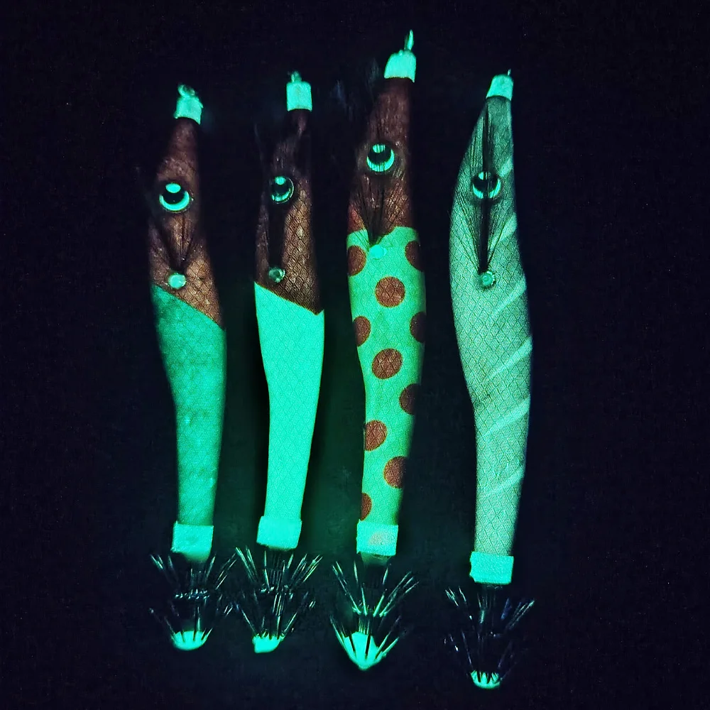 Juego jigs calamar AS 60-120g – Señuelos pesca mar con sonido y brillo - imagen 5