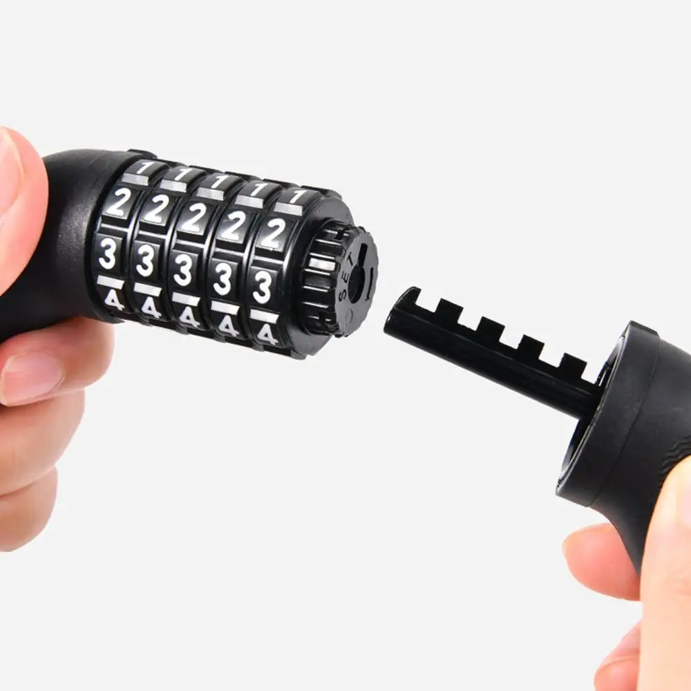 Candado de cadena antirrobo 5 dígitos – Acero para bicicletas