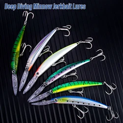 Jerkbait Minnow cebo duro para curricán en alta mar: caballa y lubina