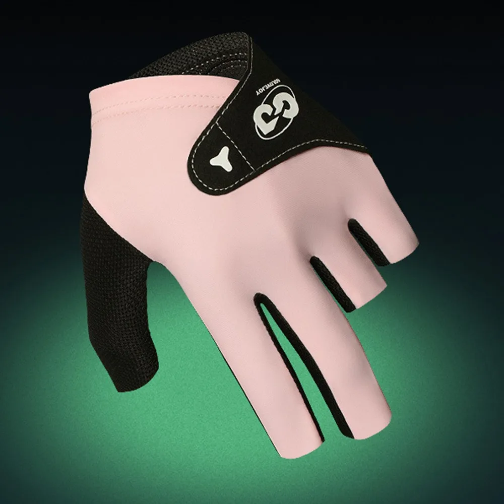 Guante de billar portátil para mano izquierda, antideslizante, transpirable, medio dedo, elástico, para billar, accesorios de Fitness