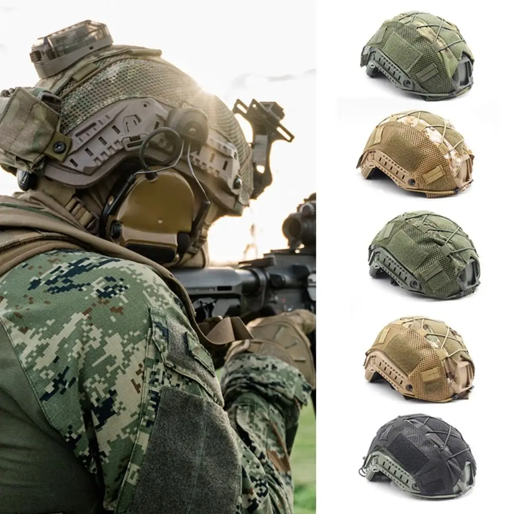 Nueva funda de nailon para casco, almohadilla protectora para casco de talla única, funda para casco de Paintball, casco de Paintball - imagen 3