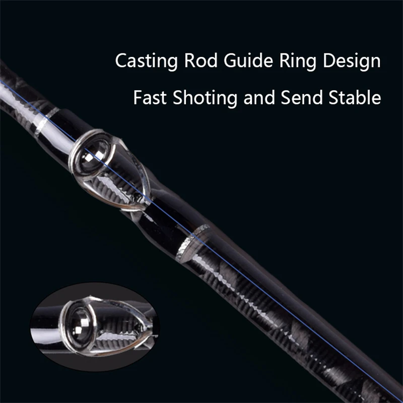 Mavllos caña de pescar de pulpo, punta de titanio con señuelo de guía en espiral, 60-120g, 40T, ultraligera - imagen 5