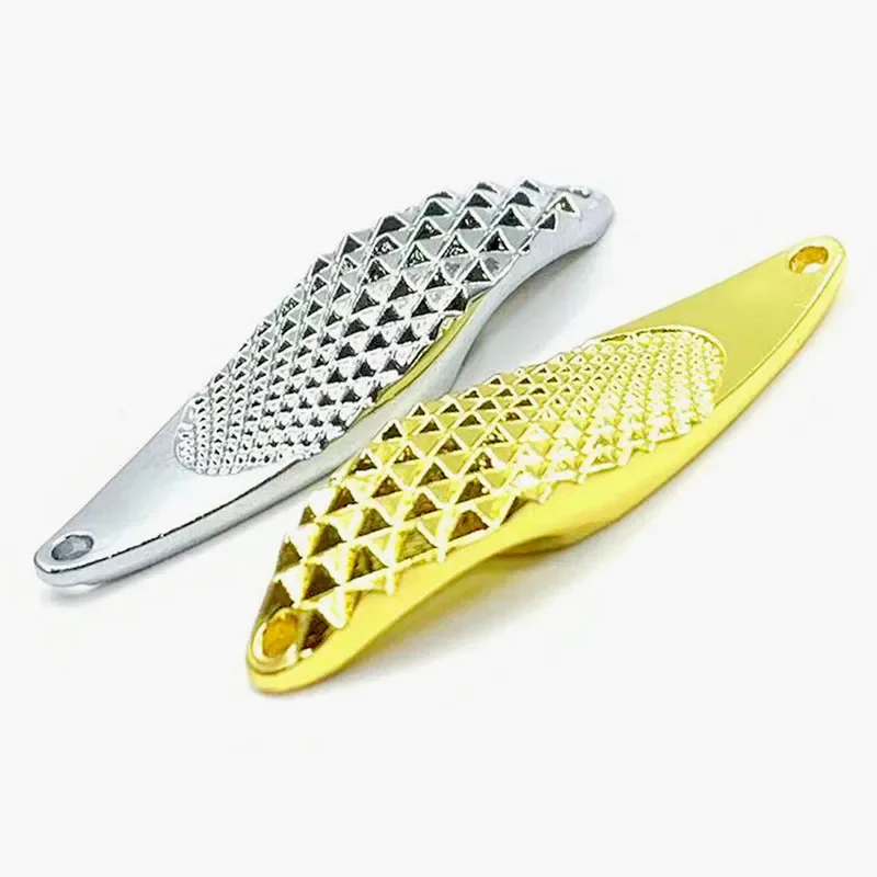 Señuelos de Pesca artificiales, anzuelos de Metal Vib, cuchara giratoria, cebo, aparejos de pesca para perca, Lucio, 3g-20g - imagen 2