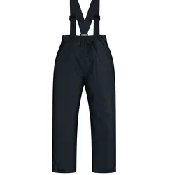 Pantalones de nieve impermeables con pechera para esquiar cálidos