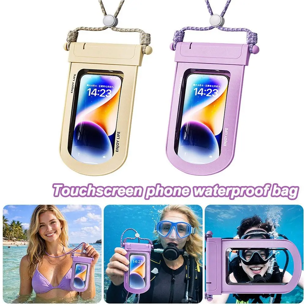 Funda impermeable para móvil con pantalla táctil – Transparente pesca - imagen 3