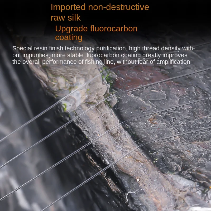 Línea de fluorocarbono Balanzze, cables de pesca súper suaves y fuertes, sublínea principal, línea de pesca de nailon, monofilamento de Alemania - imagen 4