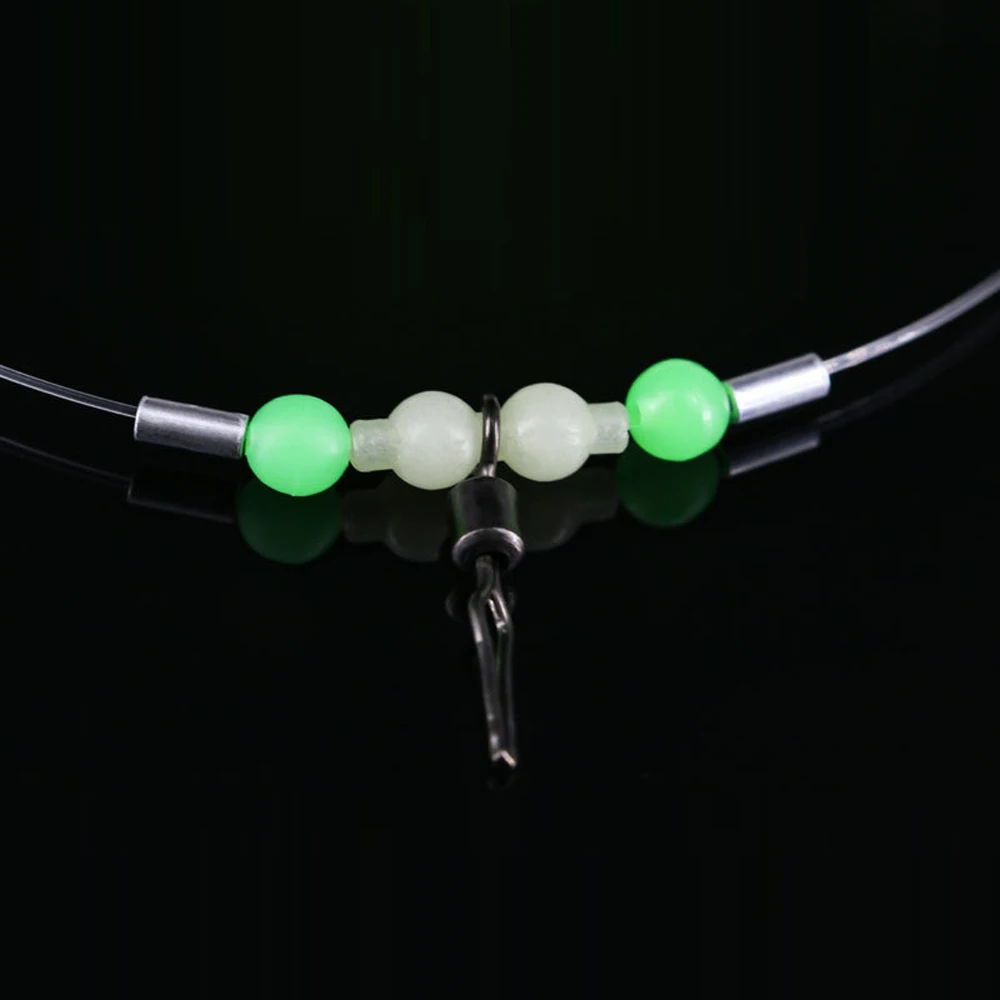 DNDYUJU 20pcs Luminous Gourd Fishing Swivels Fishing Rolling Swivels Connector Fishing Hook Accessories Fishing Tools - imagen 4