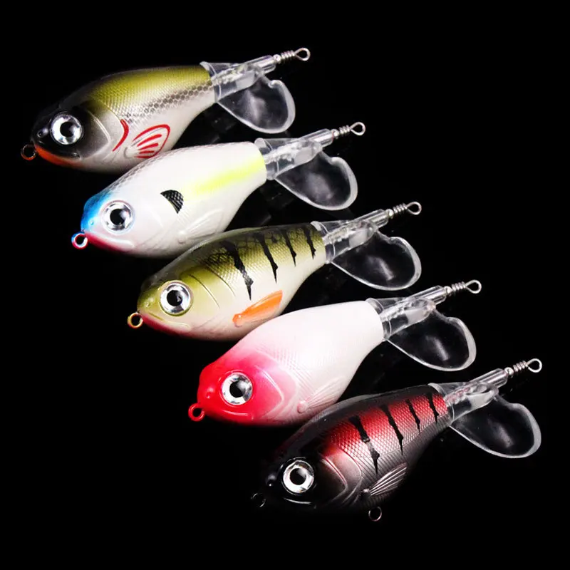 Señuelo de pesca Artificial Plopper, Señuelos de pez gato, aparejos de pesca, cola giratoria flotante, Crankbait, 10g, 14g, 1Pc - imagen 5