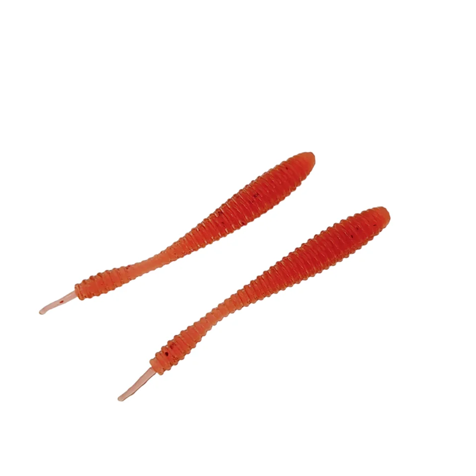 MUKUN-señuelo suave AJING TPE de 10 piezas, Señuelos de pesca de peces de roca, 0,15g/40mm, MINI cebo Artificial, Swimbaits Jig, Wobber, gusano, aparejos - imagen 5