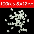 8x12mm 100pcs white