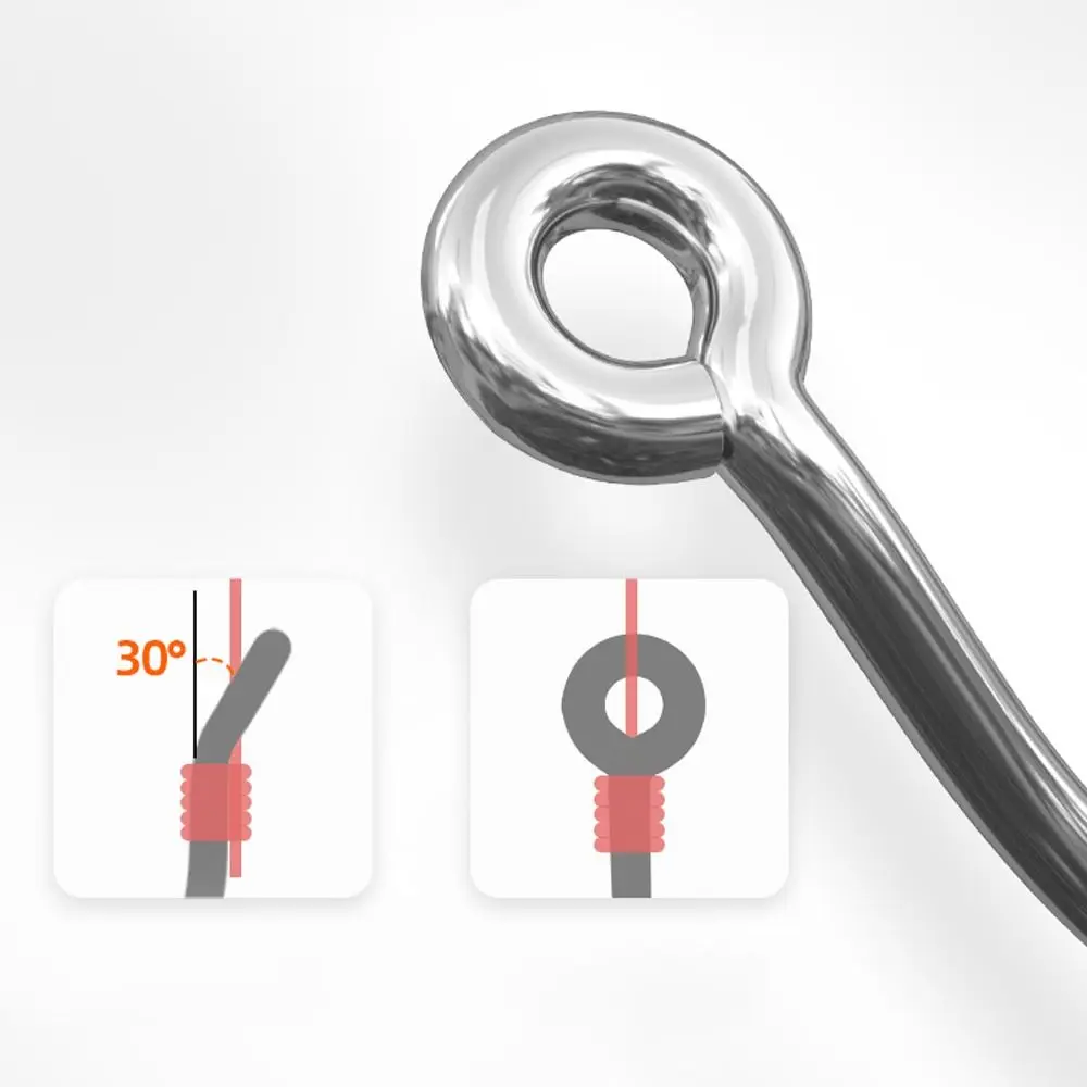 Anzuelo de pesca con tapa automática de acero rico en carbono, 12 Uds., con púas afiladas para accesorios de pesca de carpa - imagen 5