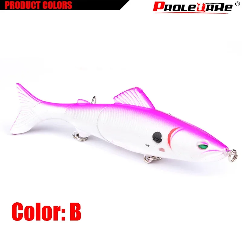 Wobbler Minnow 13 cm – Crankbait para lucio con anzuelo - imagen 5