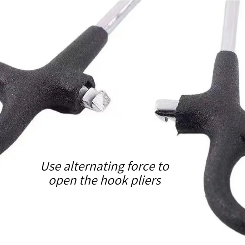 Codo de acero inoxidable con pegamento, pinzas hemostáticas, recogedor de anzuelos, herramienta de pesca, fórceps de pesca, dispositivo de desacoplamiento, suministros para balsa, 1 ud. - imagen 4