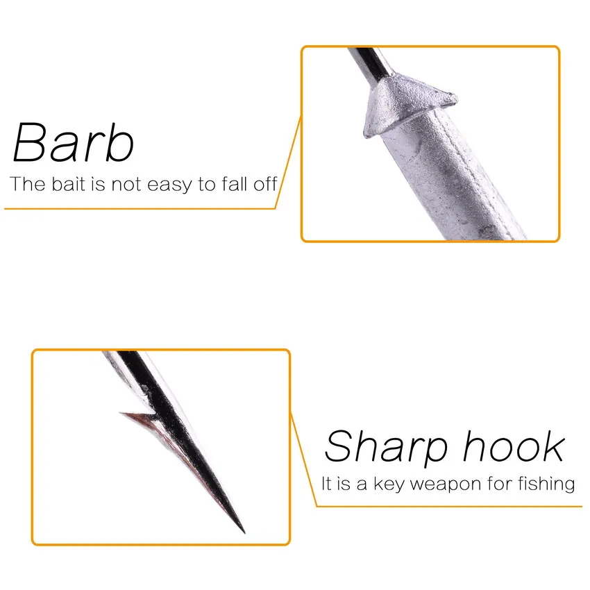 OBSESSION A013 10 unids/bolsa 3,5g 5g 7g 10g 14g vaso cabeza de plomo gancho Jigbait anzuelo de pesca para señuelo suave accesorios de aparejos de pesca - imagen 5