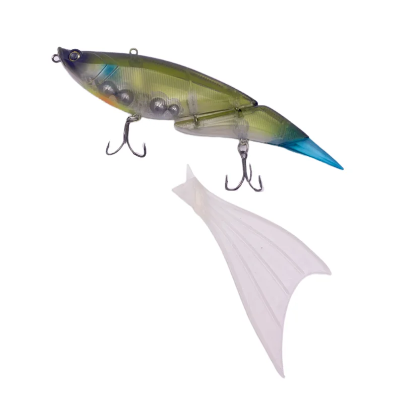 Señuelo de Pesca flotante VIB articulado, cebo de lápiz de cola reemplazable, 190mm, 56g, para depredador - imagen 4