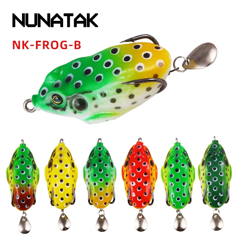 NUNATAK Rana de vinilo flotante con giratorio para depredadores - imagen 5