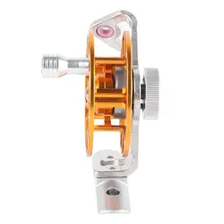Rueda de pesca en hielo de aleación de aluminio, modelo FD50, carrete de pesca con mosca ultraligero, relación de velocidad 1:1, carrete giratorio para diestros