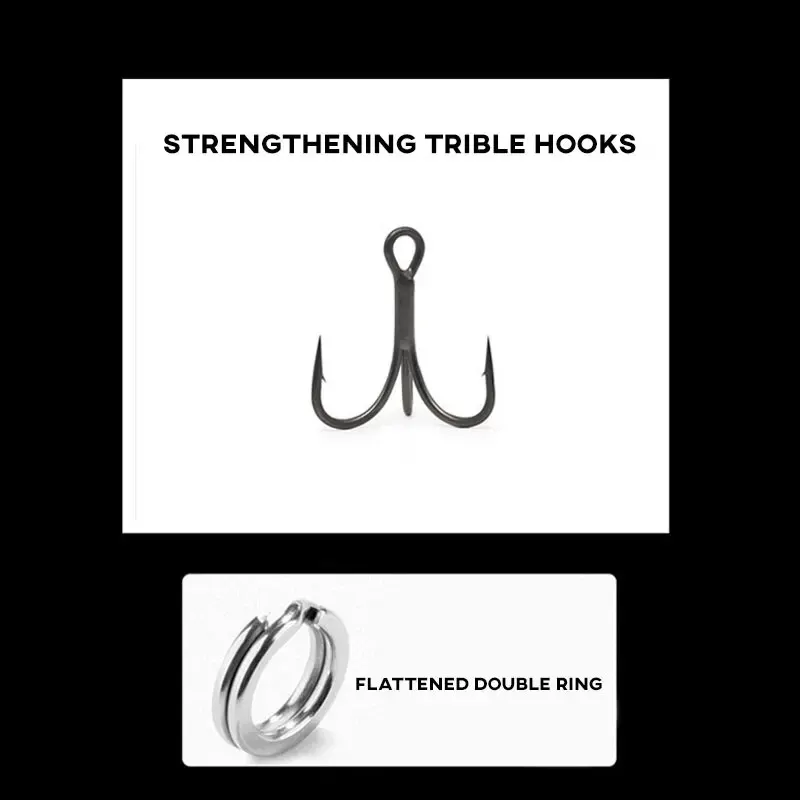 Cuchara de metal, Señuelos de Pesca, 4 unidades, cebos duros artificiales de 15G y 4,9 cm, Micro jig - imagen 3